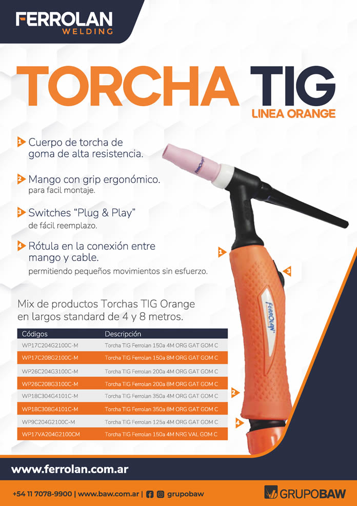 TORCHAS TIG